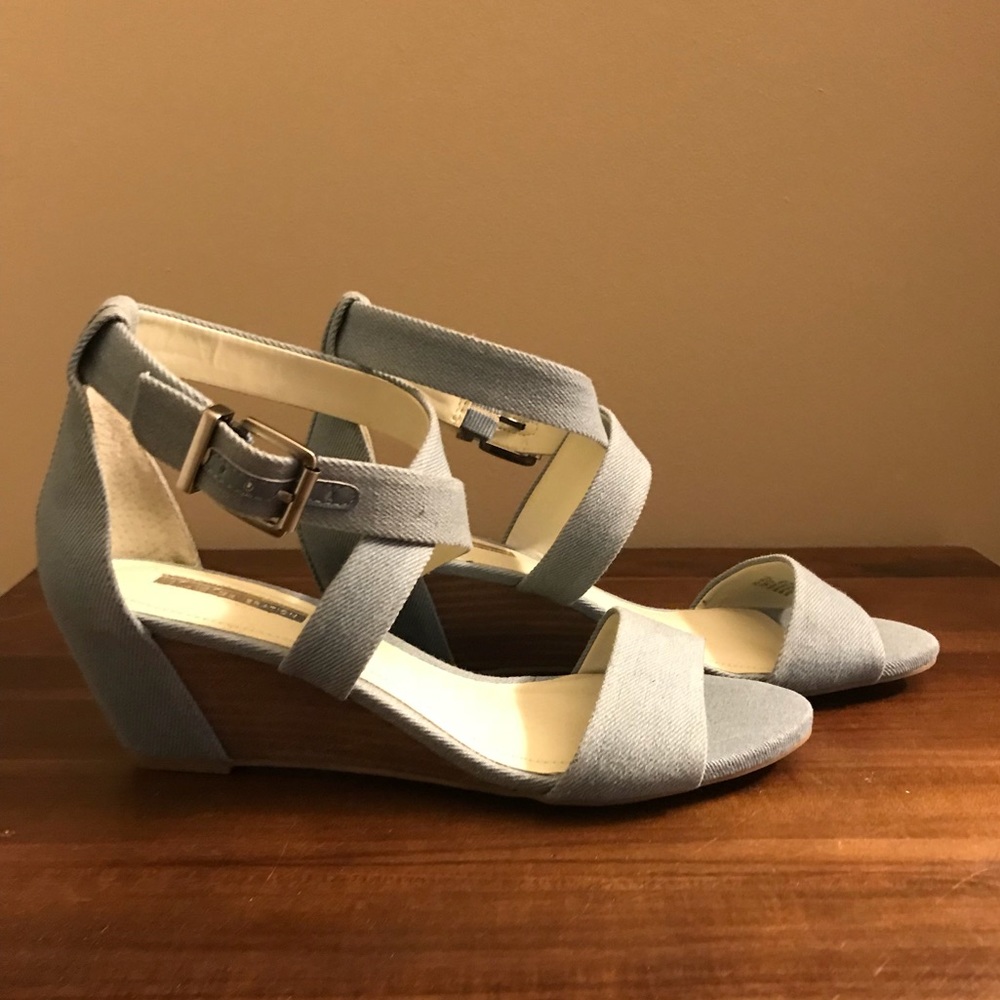 BCBGeneration Denim Wedge Sandal